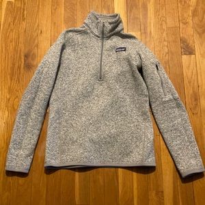 Women’s Grey Patagonia Better Sweater 1/4 Zip